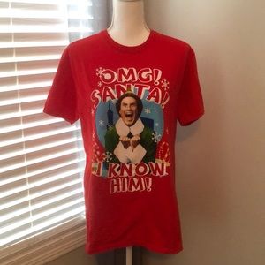 Elf Womens Christmas T-Shirt.